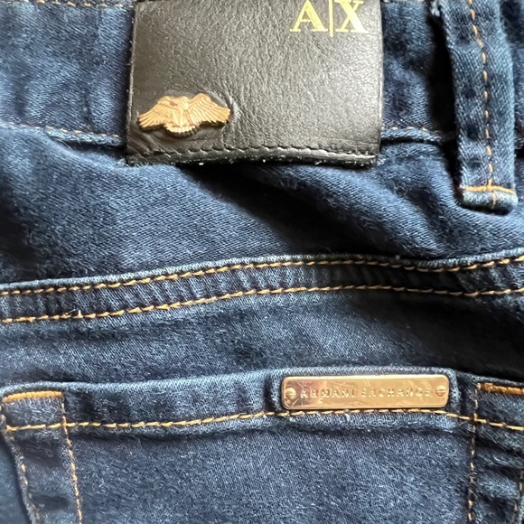 Armani Exchange Women’s Dark Wash Skinny Jeans Size 4 Stretch Denim A|X Designer - Picture 3 of 7
